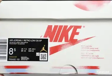 Hyperoad Room Retro Jordan 1 Trophy OG Low Home 0608
